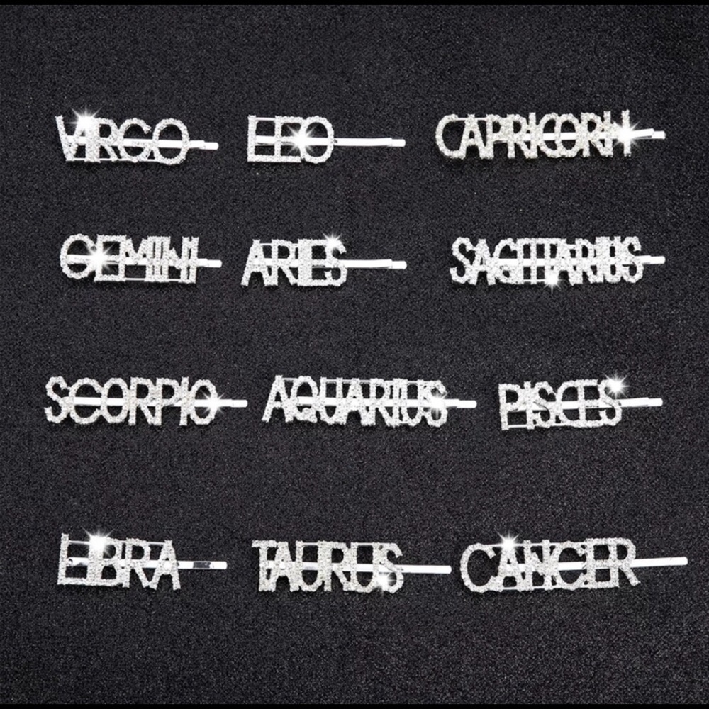 💎Zodiac Rhinestone Barrette💎 - Picture 2 of 2